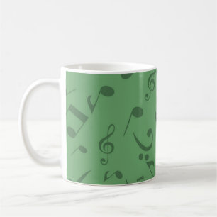 Musikmuster Kaffeetasse