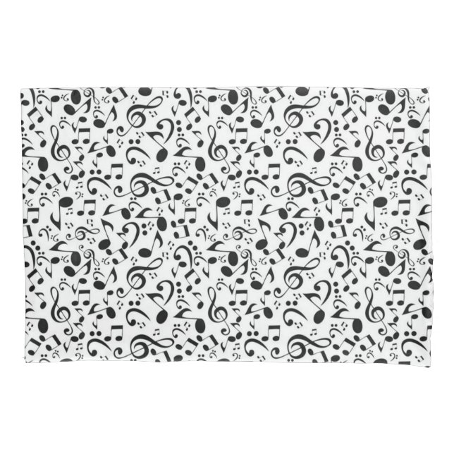 Musikmuster Kissenbezug (Vorderseite)