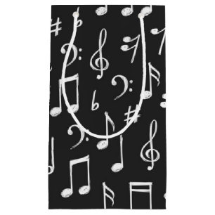 Musikmuster Kleine Geschenktüte