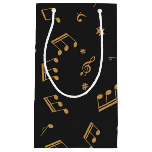 Musikmuster Kleine Geschenktüte