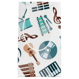 Musikmuster Kleine Geschenktüte