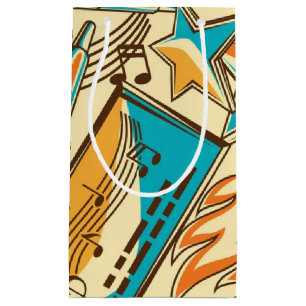 Musikmuster Kleine Geschenktüte