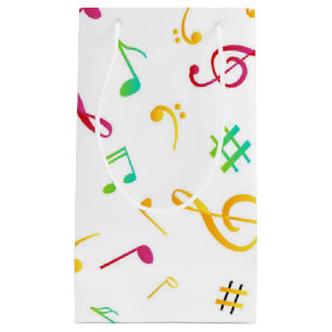 Musikmuster Kleine Geschenktüte