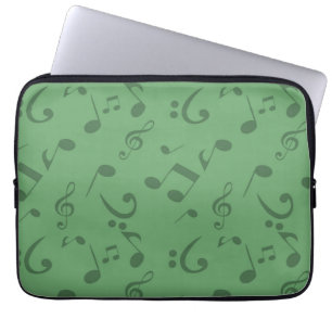 Musikmuster Laptopschutzhülle