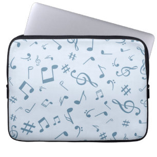 Musikmuster Laptopschutzhülle