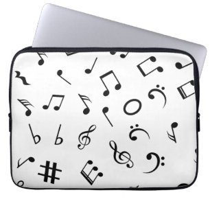 Musikmuster Laptopschutzhülle