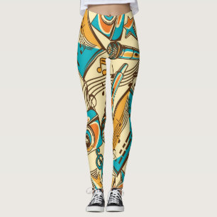 Musikmuster Leggings