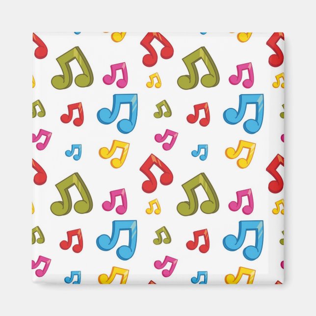Musikmuster Magnet (Vorne)