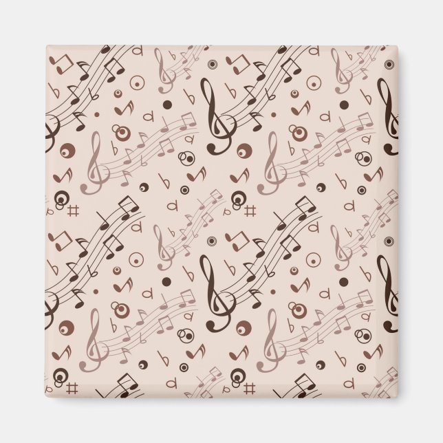 Musikmuster Magnet (Vorne)