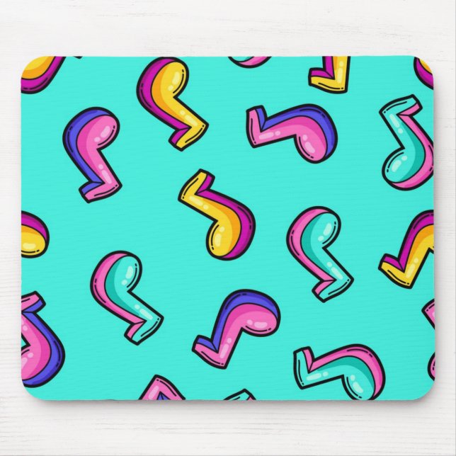 Musikmuster Mousepad (Vorne)