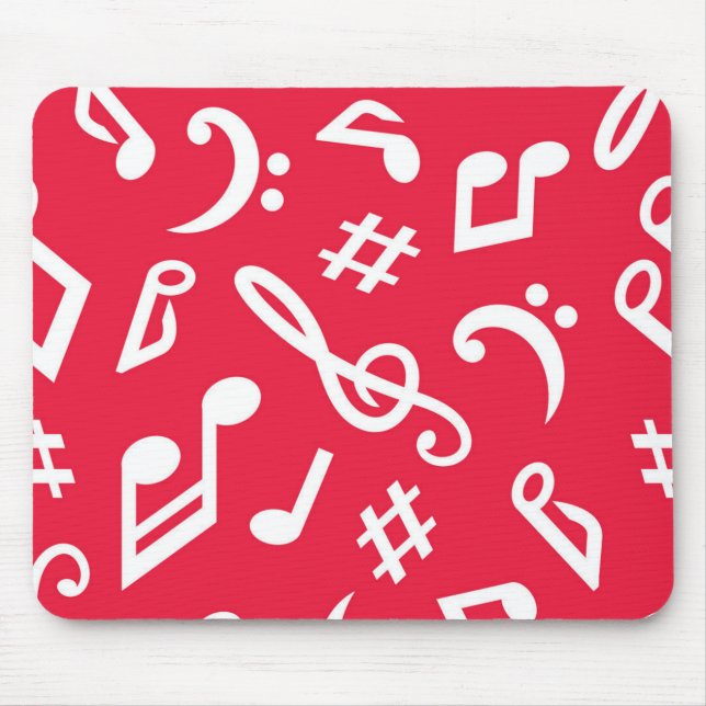 Musikmuster Mousepad (Vorne)