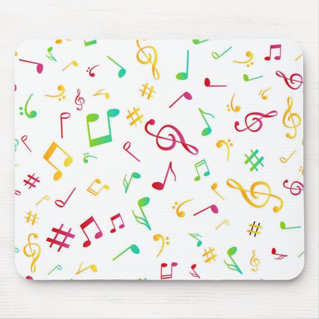 Musikmuster Mousepad (Vorne)