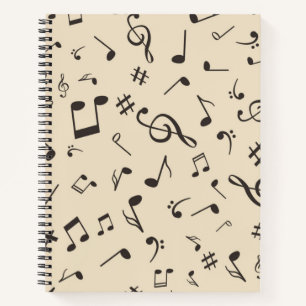 Musikmuster Notizbuch