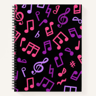 Musikmuster Notizbuch