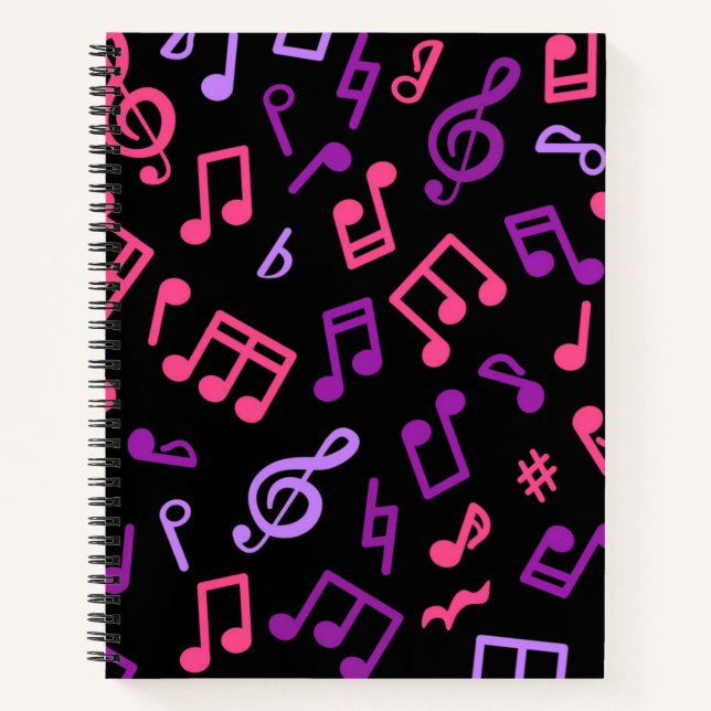 Musikmuster Notizbuch (Vorderseite)