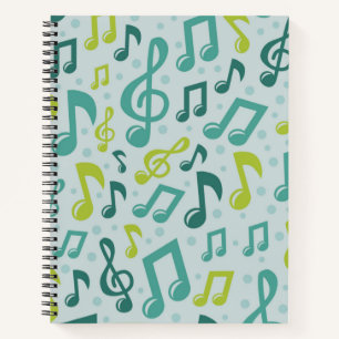 Musikmuster Notizbuch