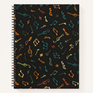 Musikmuster Notizbuch
