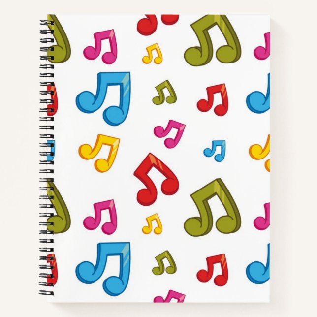 Musikmuster Notizbuch (Vorderseite)