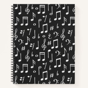 Musikmuster Notizbuch