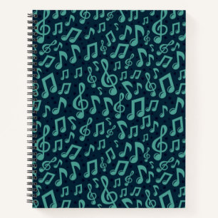 Musikmuster Notizbuch