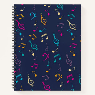 Musikmuster Notizbuch