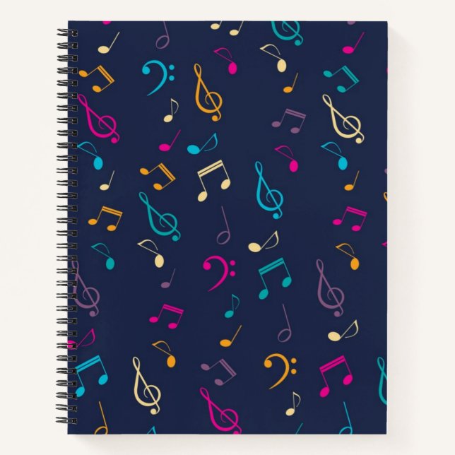 Musikmuster Notizbuch (Vorderseite)