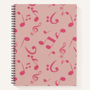 Musikmuster Notizbuch