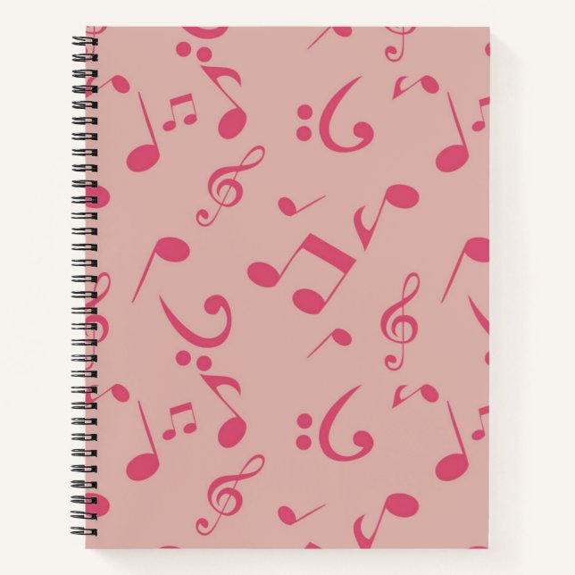 Musikmuster Notizbuch (Vorderseite)