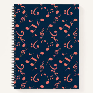 Musikmuster Notizbuch