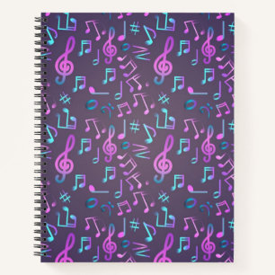 Musikmuster Notizbuch