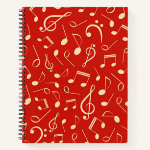 Musikmuster Notizbuch