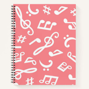 Musikmuster Notizbuch