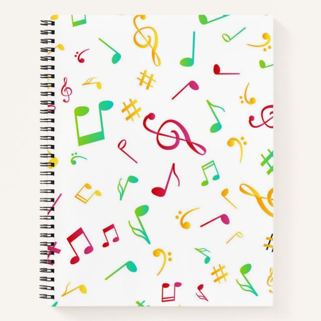Musikmuster Notizbuch (Vorderseite)