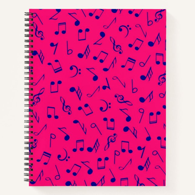 Musikmuster Notizbuch (Vorderseite)