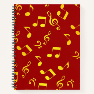 Musikmuster Notizbuch