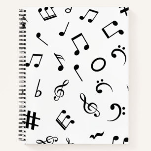 Musikmuster Notizbuch
