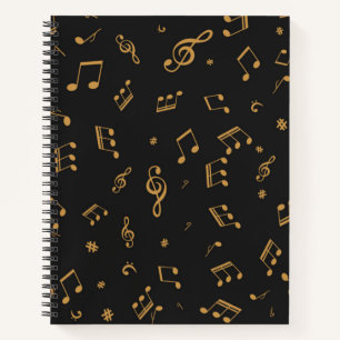 Musikmuster Notizbuch
