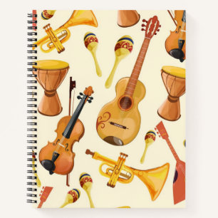 Musikmuster Notizbuch