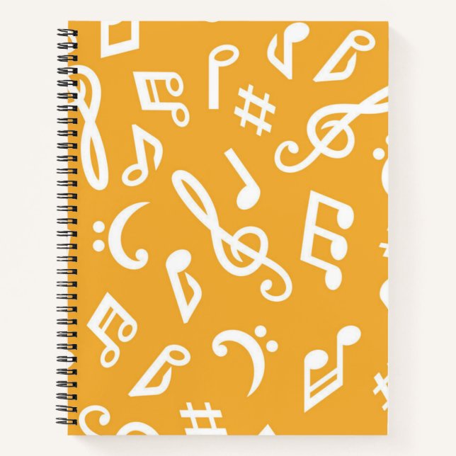 Musikmuster Notizbuch (Vorderseite)