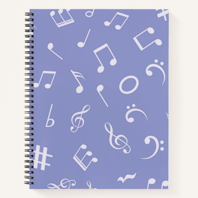 Musikmuster Notizbuch (Vorderseite)