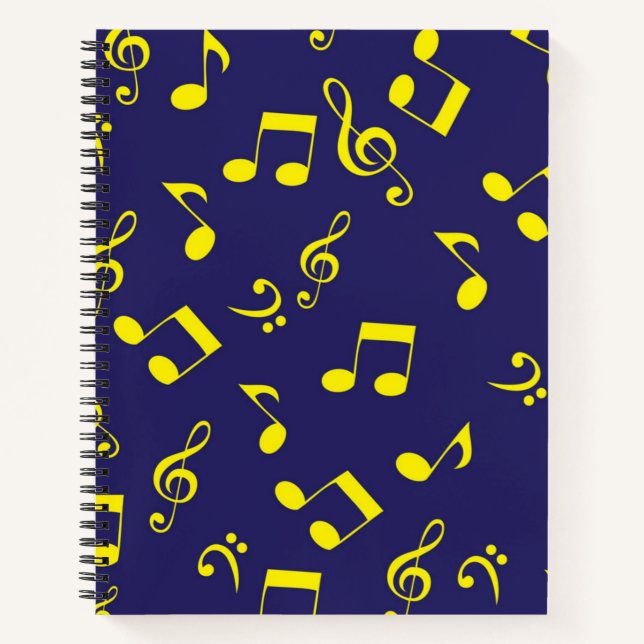 Musikmuster Notizbuch (Vorderseite)