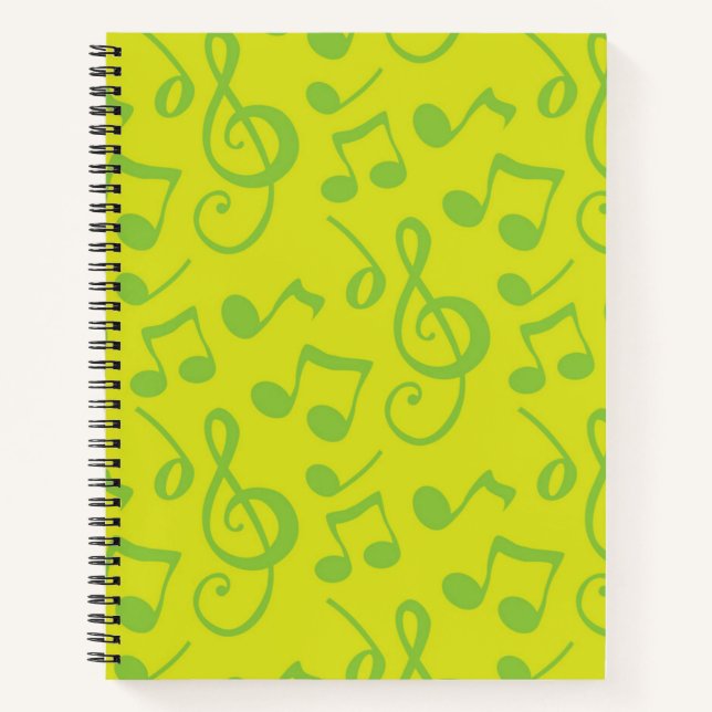 Musikmuster Notizbuch (Vorderseite)