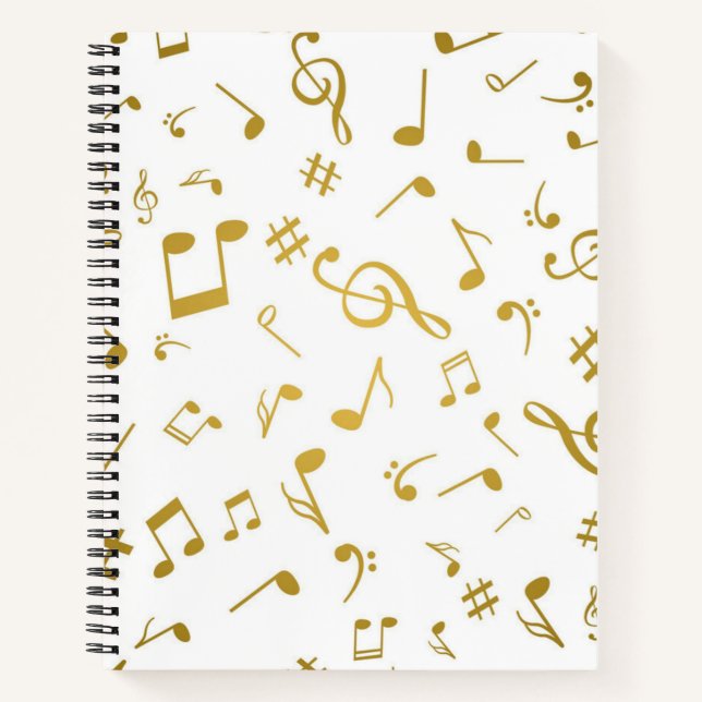 Musikmuster Notizbuch (Vorderseite)