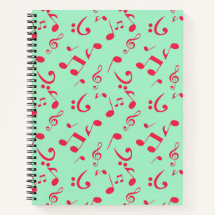 Musikmuster Notizbuch
