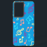 Musikmuster Samsung Galaxy Hülle<br><div class="desc">Für wahre Musikliebhaber</div>