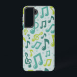 Musikmuster Samsung Galaxy Hülle<br><div class="desc">Für wahre Musikliebhaber</div>