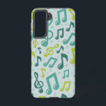 Musikmuster Samsung Galaxy Hülle<br><div class="desc">Für wahre Musikliebhaber</div>