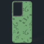 Musikmuster Samsung Galaxy Hülle<br><div class="desc">Für wahre Musikliebhaber</div>