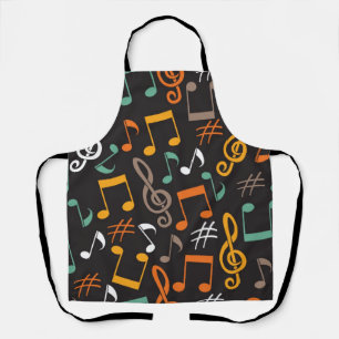 Musikmuster Schürze