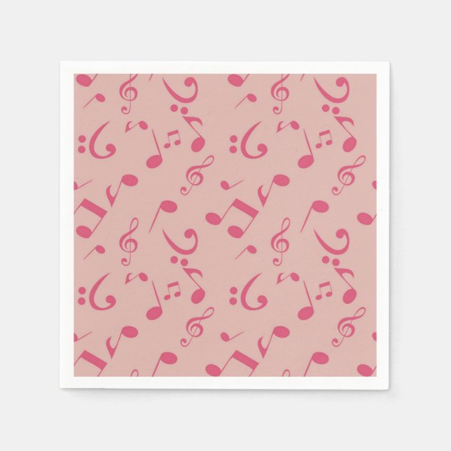 Musikmuster Serviette (Vorderseite)